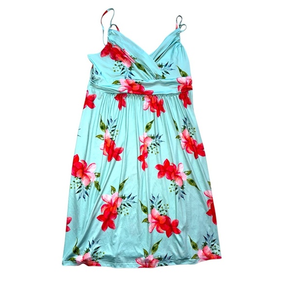 Summer Floral Maternity Dress Women’s Size L - Picture 1 of 7